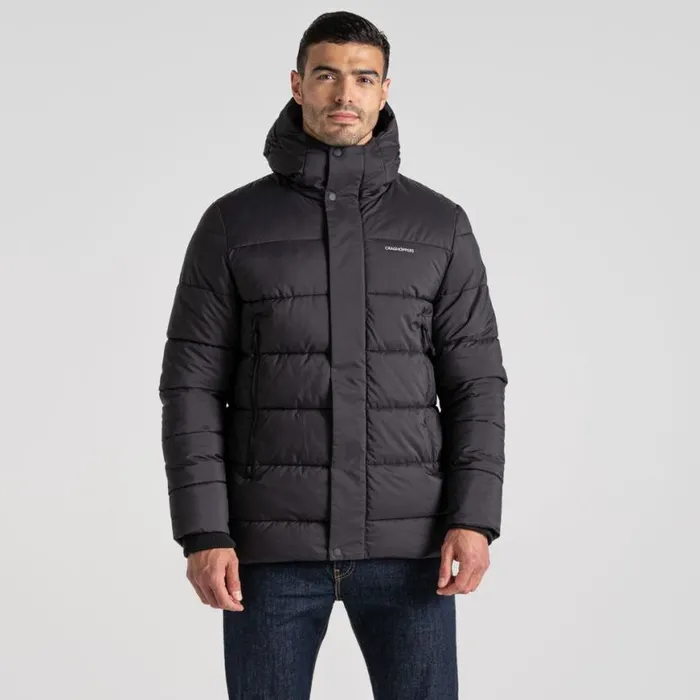 Mens Insulated Jackets Craghoppers Sutherland Insulated Hooded Jacket Black Mens Insulated Jackets Craghoppers Sutherland Insulated Hooded Jacket Black