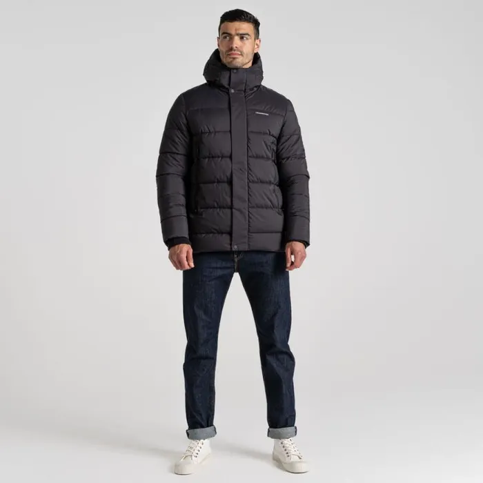 Mens Insulated Jackets Craghoppers Sutherland Insulated Hooded Jacket Black Mens Insulated Jackets Craghoppers Sutherland Insulated Hooded Jacket Black