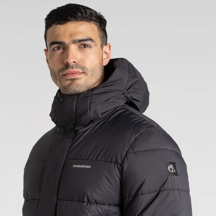 Mens Insulated Jackets Craghoppers Sutherland Insulated Hooded Jacket Black Mens Insulated Jackets Craghoppers Sutherland Insulated Hooded Jacket Black