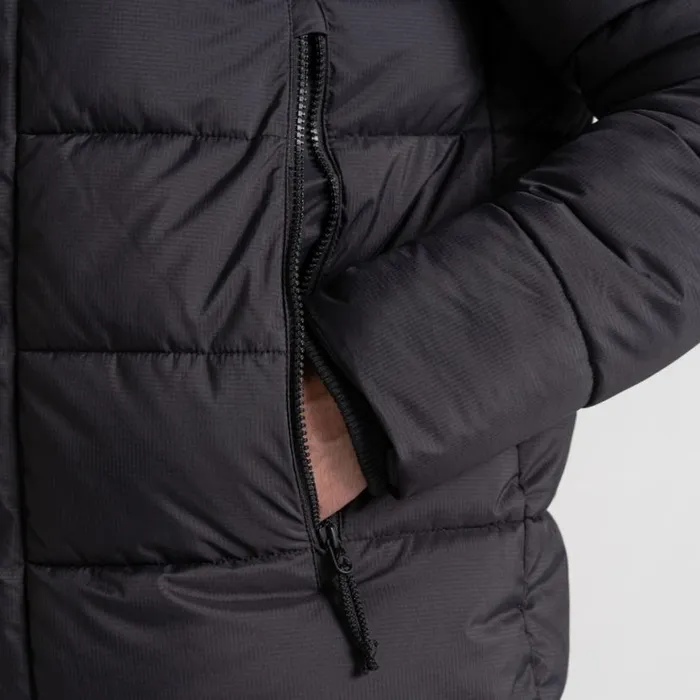 Mens Insulated Jackets Craghoppers Sutherland Insulated Hooded Jacket Black Mens Insulated Jackets Craghoppers Sutherland Insulated Hooded Jacket Black