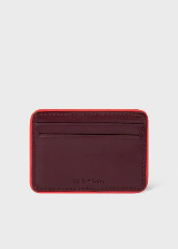 Mens Leather Card Holder Paul Smith Monogrammed Gifts