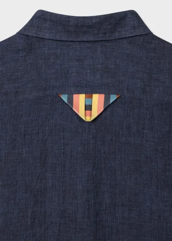 Mens Linen LongSleeve Shirt Paul Smith Shirts