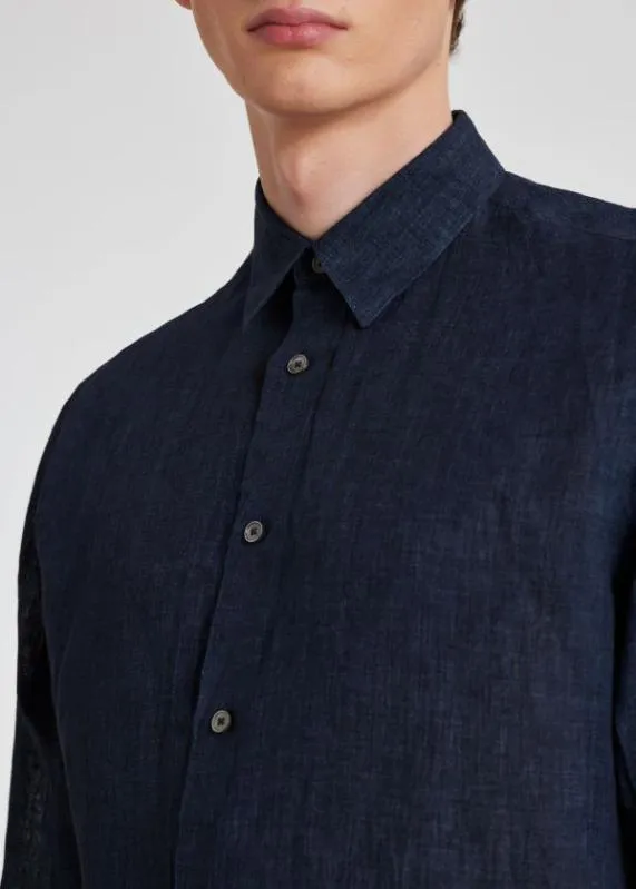 Mens Linen LongSleeve Shirt Paul Smith Shirts