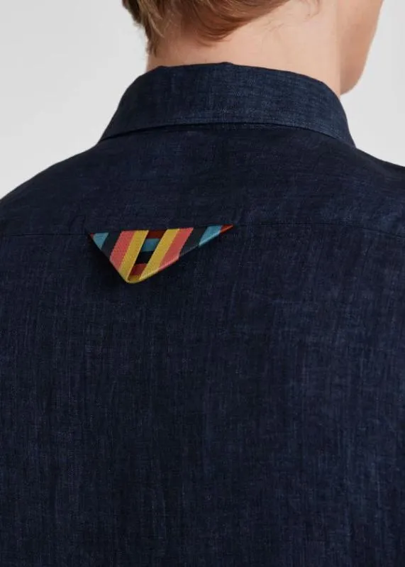 Mens Linen LongSleeve Shirt Paul Smith Shirts