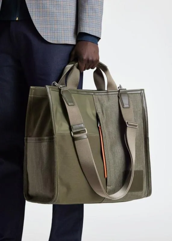 Mens MixedCanvas Tote Bag Paul Smith Bags Mens MixedCanvas Tote Bag Paul Smith Bags
