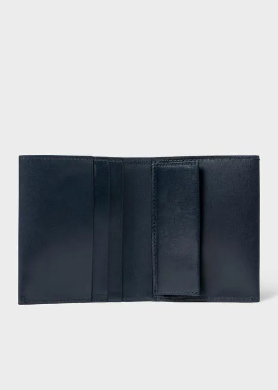 Mens Navy Leather 039Signature Stripe039 Compact Billfold Wallet Paul Smith Wallets Mens Navy Leather 039Signature Stripe039 Compact Billfold Wallet Paul Smith Wallets