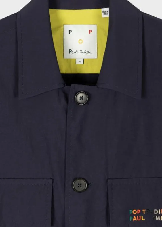 Mens Navy PatchPocket Overshirt Paul Smith Coats and Jackets Mens Navy PatchPocket Overshirt Paul Smith Coats and Jackets