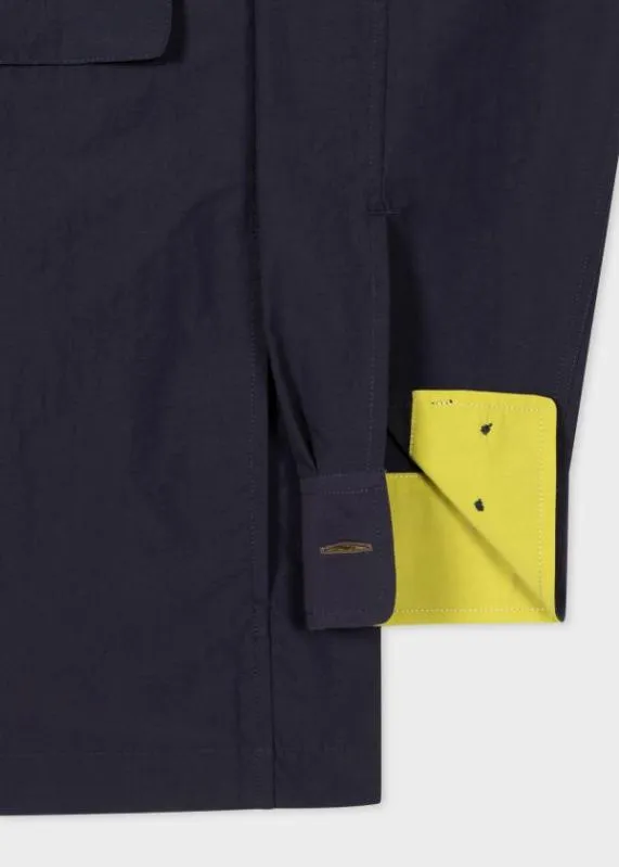 Mens Navy PatchPocket Overshirt Paul Smith Coats and Jackets Mens Navy PatchPocket Overshirt Paul Smith Coats and Jackets