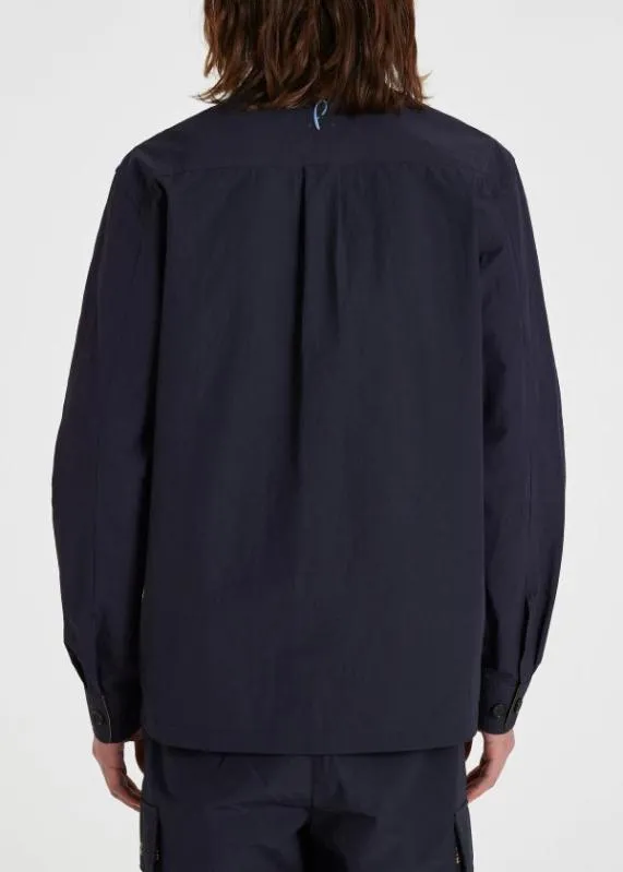 Mens Navy PatchPocket Overshirt Paul Smith Coats and Jackets Mens Navy PatchPocket Overshirt Paul Smith Coats and Jackets
