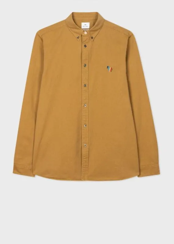 Mens Organic Cotton Twill 039Broad Stripe Zebra039 Shirt Paul Smith Shirts