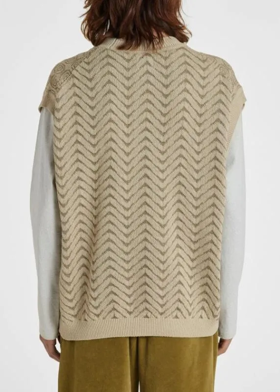 Mens Red Ear Knitted Vest Paul Smith Sweaters Mens Red Ear Knitted Vest Paul Smith Sweaters