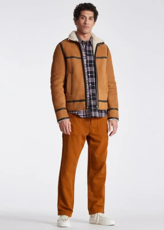 Mens Shearling Aviator Jacket Paul Smith Coats and Jackets Mens Shearling Aviator Jacket Paul Smith Coats and Jackets