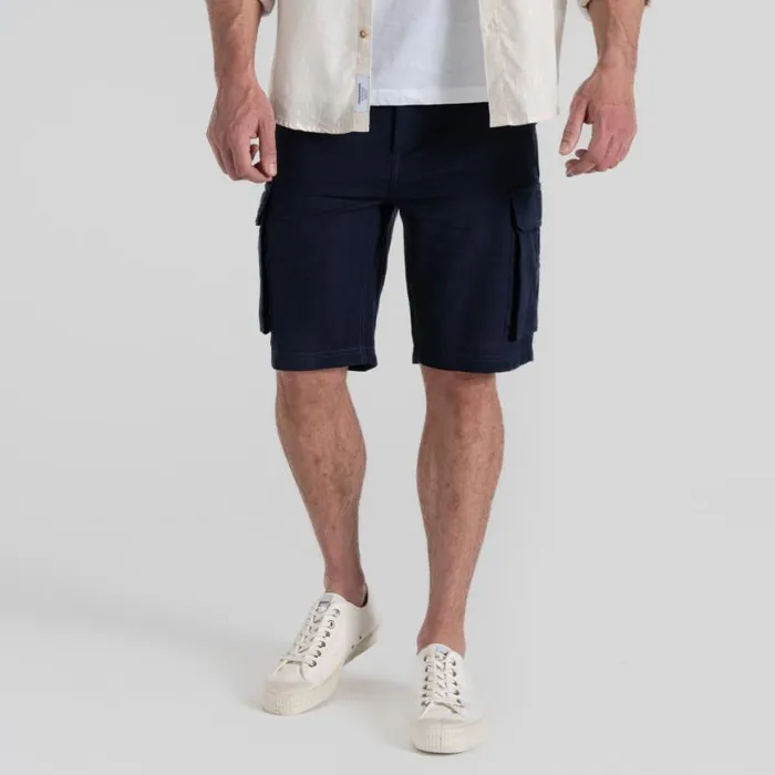 Mens Shorts Craghoppers Lightweight NosiBotanical Howle Shorts Blue Navy