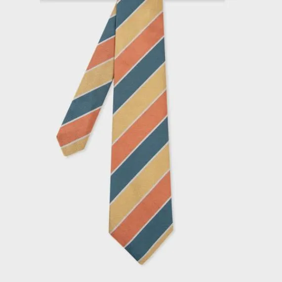 Mens Silk 039Club Stripe039 Tie Paul Smith Ties Mens Silk 039Club Stripe039 Tie Paul Smith Ties