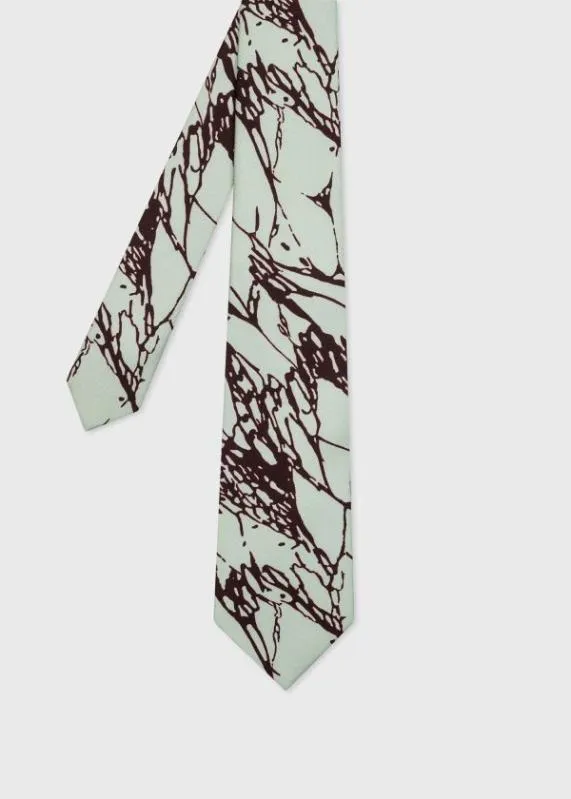 Mens Silk 039Marble039 Tie Paul Smith Ties