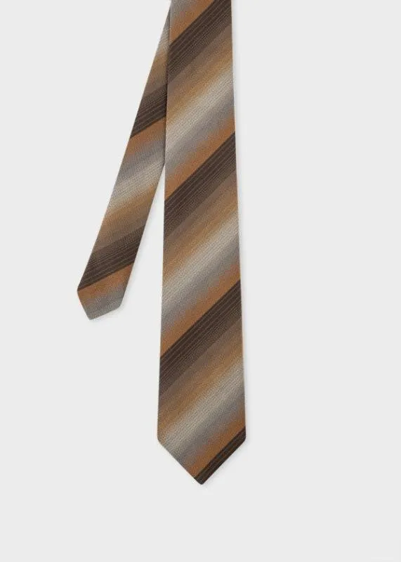 Mens Silk Ombre Stripe Tie Paul Smith Ties