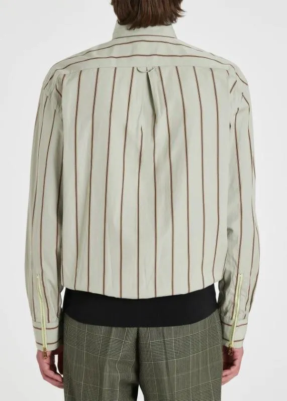 Mens Stripe PopOver Zip Neck Shirt Paul Smith Shirts Mens Stripe PopOver Zip Neck Shirt Paul Smith Shirts
