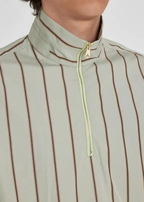 Mens Stripe PopOver Zip Neck Shirt Paul Smith Shirts Mens Stripe PopOver Zip Neck Shirt Paul Smith Shirts