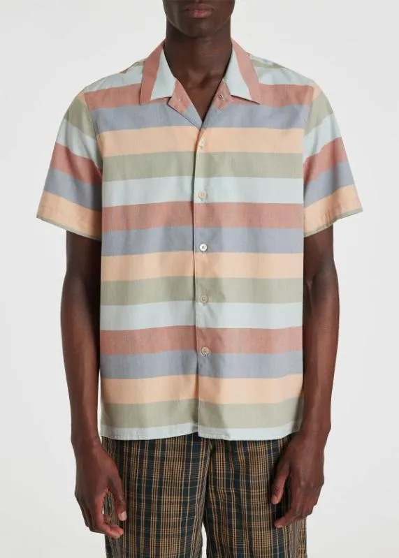 Mens Stripe ShortSleeve Shirt Paul Smith Shirts Mens Stripe ShortSleeve Shirt Paul Smith Shirts