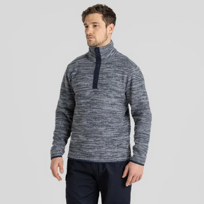 Mens Sweatshirts Craghoppers Finnian Overhead Blue Navy Marl