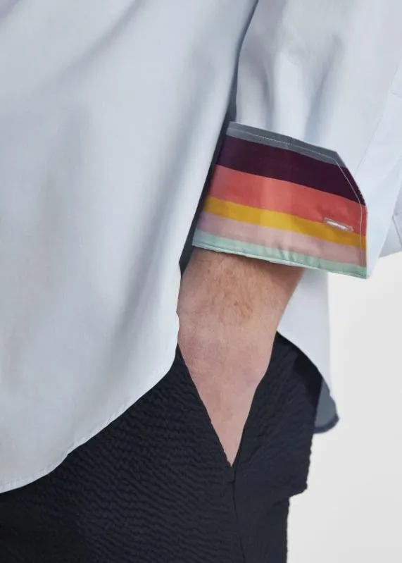 Mens TailoredFit 039Artist Stripe039 Cuff Shirt Paul Smith Shirts