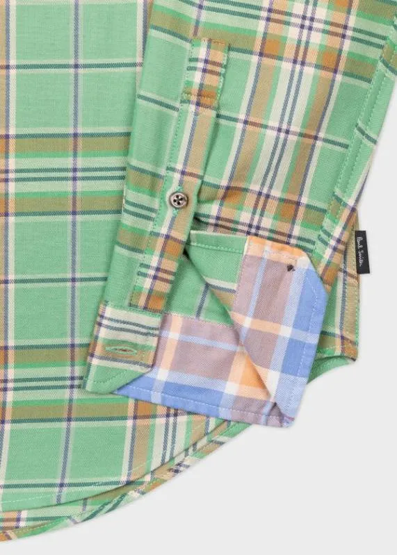 Mens TailoredFit Check LongSleeve Shirt Paul Smith Shirts