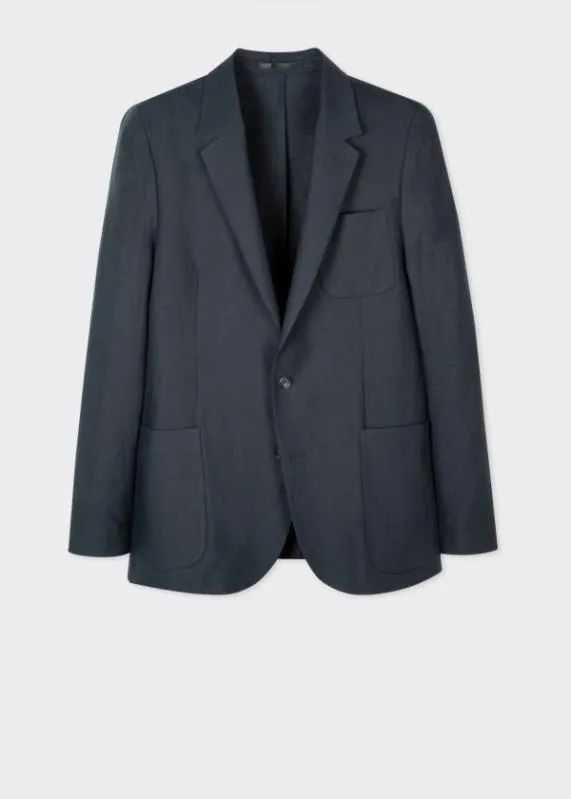 Mens TailoredFit Linen PatchPocket Unconstructed Blazer Paul Smith Blazers