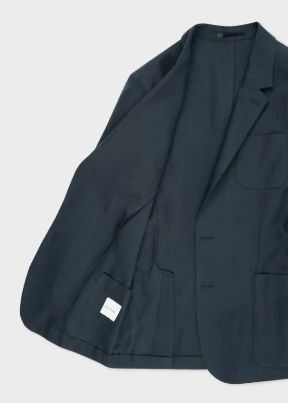 Mens TailoredFit Linen PatchPocket Unconstructed Blazer Paul Smith Blazers Mens TailoredFit Linen PatchPocket Unconstructed Blazer Paul Smith Blazers