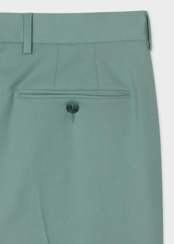 Mens TailoredFit StretchWool Day SuitStretchWool BlazerStretchWool StraightLeg Pants Paul Smith Suits