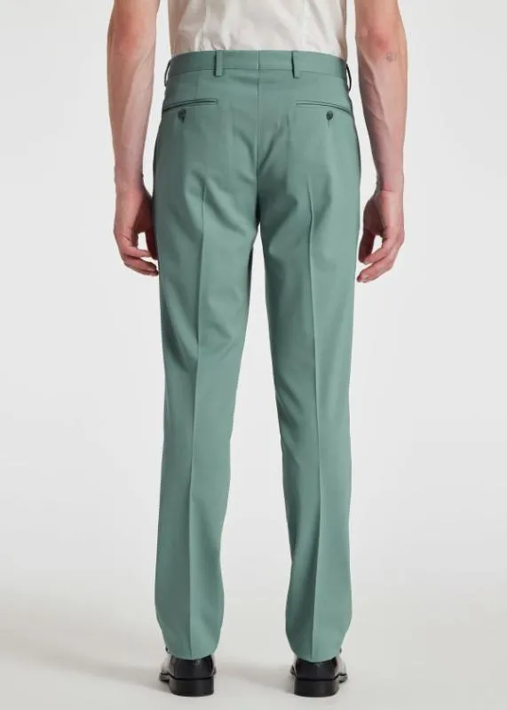 Mens TailoredFit StretchWool Day SuitStretchWool BlazerStretchWool StraightLeg Pants Paul Smith Suits