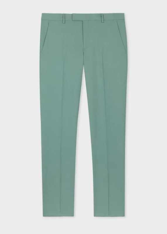 Mens TailoredFit StretchWool Day SuitStretchWool BlazerStretchWool StraightLeg Pants Paul Smith Suits