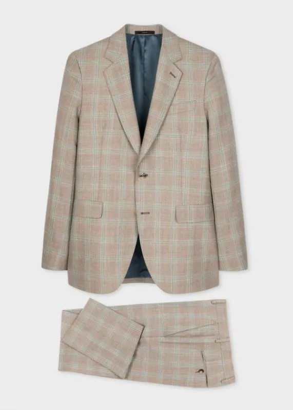 Mens TailoredFit Wool Check SuitWool Check TwoButton BlazerWool Check Pants Paul Smith Suits Mens TailoredFit Wool Check SuitWool Check TwoButton BlazerWool Check Pants Paul Smith Suits