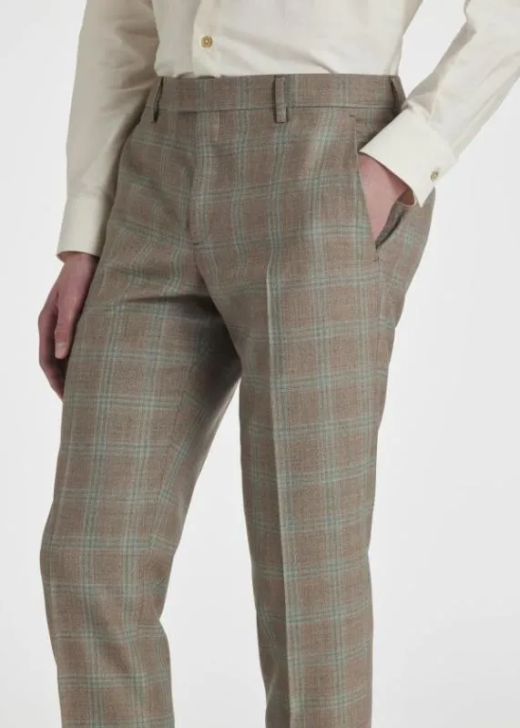 Mens TailoredFit Wool Check SuitWool Check TwoButton BlazerWool Check Pants Paul Smith Suits