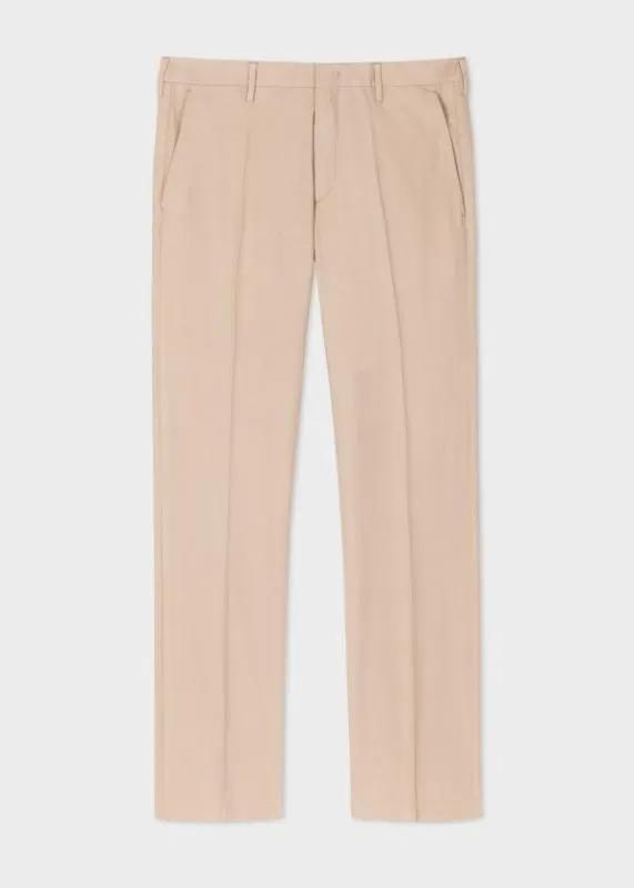 Mens Tan Cotton Chinos Paul Smith Pants