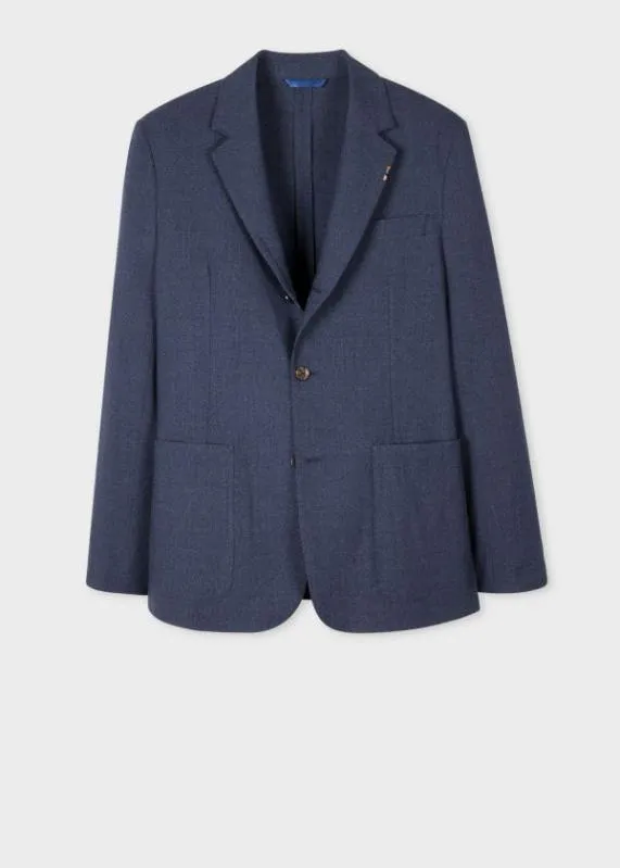 Mens TwoPly Hopsack ThreeButton Blazer Paul Smith Blazers