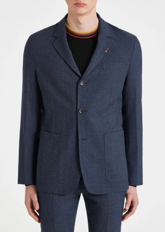 Mens TwoPly Hopsack ThreeButton Blazer Paul Smith Blazers Mens TwoPly Hopsack ThreeButton Blazer Paul Smith Blazers