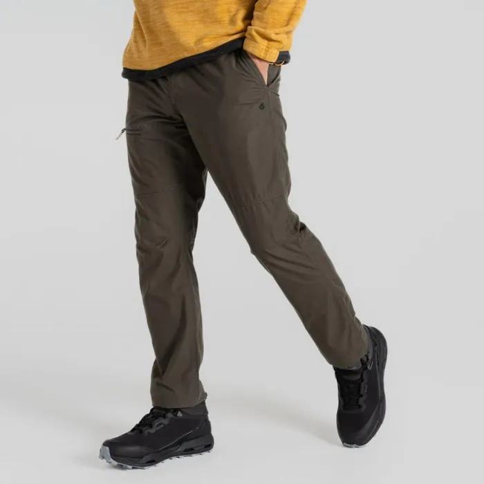 Mens Walking Trousers Craghoppers Brisk Trousers Woodland Green