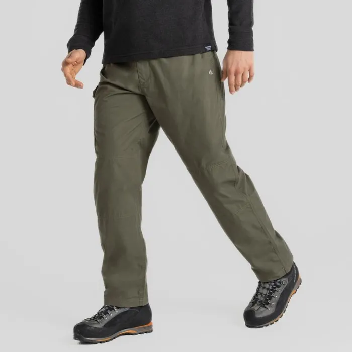 Mens Walking Trousers Craghoppers Kiwi Classic Trousers Wild Olive
