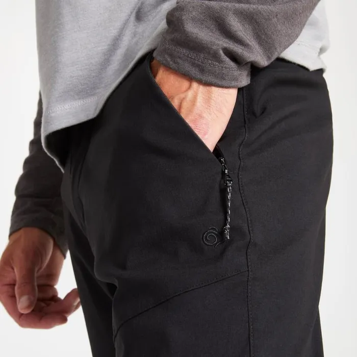 Mens Walking Trousers Craghoppers Kiwi Pro II Trousers Black Mens Walking Trousers Craghoppers Kiwi Pro II Trousers Black
