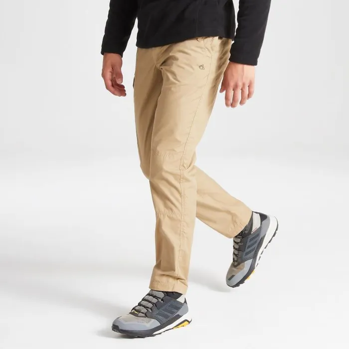 Mens Walking Trousers Craghoppers Kiwi Slim Trousers Raffia
