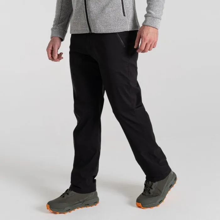 Mens Walking Trousers Craghoppers Kiwi Stretch Trouser Black