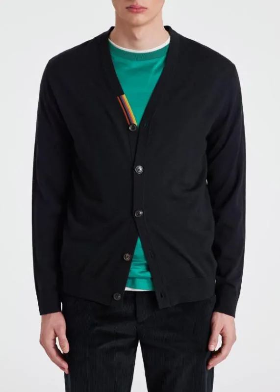 Mens Washable Wool 039Artist Stripe039 Cardigan Paul Smith Sweaters Mens Washable Wool 039Artist Stripe039 Cardigan Paul Smith Sweaters