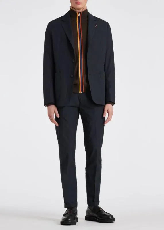 Mens Washable Wool 039Artist Stripe039 Zip Cardigan Paul Smith Sweaters
