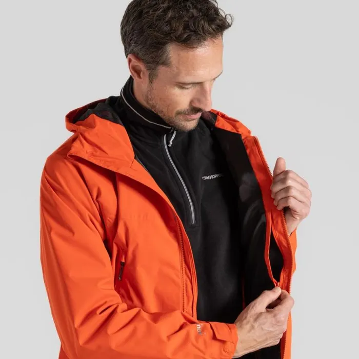 Mens Waterproof Jackets Craghoppers Diggory Stretch Waterproof Jacket Macaw Red Mens Waterproof Jackets Craghoppers Diggory Stretch Waterproof Jacket Macaw Red