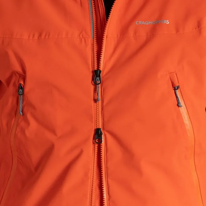 Mens Waterproof Jackets Craghoppers Diggory Stretch Waterproof Jacket Macaw Red Mens Waterproof Jackets Craghoppers Diggory Stretch Waterproof Jacket Macaw Red