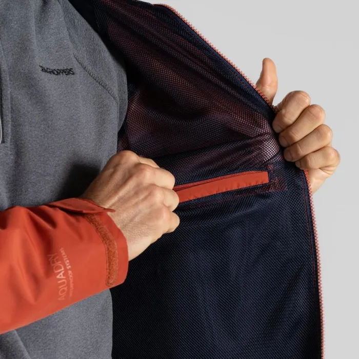 Mens Waterproof Jackets Craghoppers Sebastian Waterproof Jacket Red Beach Mens Waterproof Jackets Craghoppers Sebastian Waterproof Jacket Red Beach