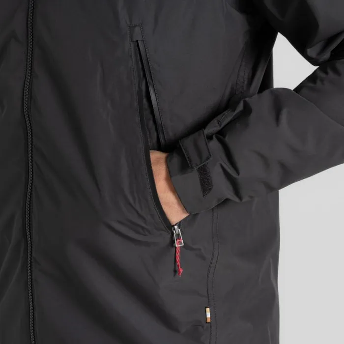 Mens Waterproof Jackets Craghoppers Vanth Waterproof Jacket Black Pepper Black