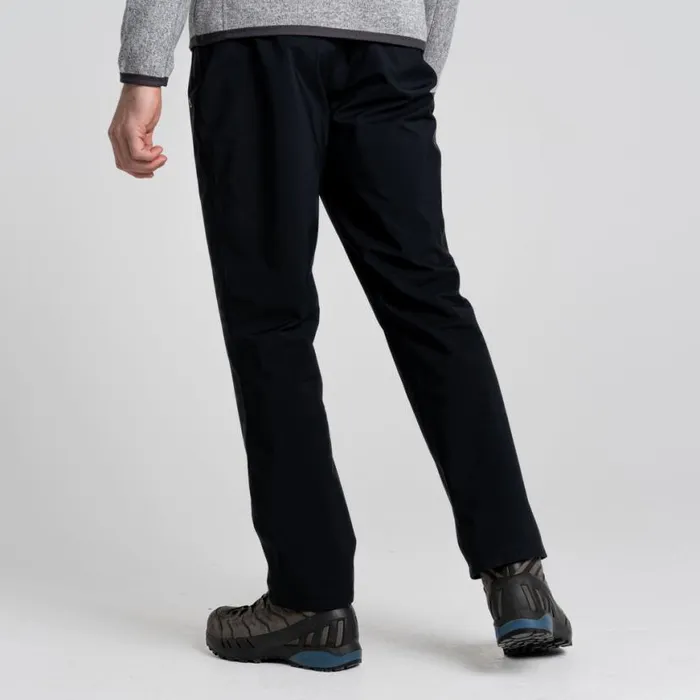 Mens Waterproof Trousers Craghoppers Nogales GoreTex Trousers Black Mens Waterproof Trousers Craghoppers Nogales GoreTex Trousers Black