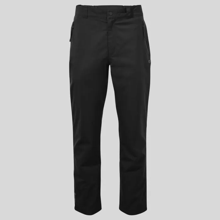 Mens Waterproof Trousers Craghoppers Nogales GoreTex Trousers Black Mens Waterproof Trousers Craghoppers Nogales GoreTex Trousers Black
