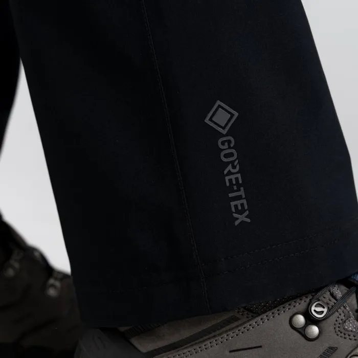 Mens Waterproof Trousers Craghoppers Nogales GoreTex Trousers Black Mens Waterproof Trousers Craghoppers Nogales GoreTex Trousers Black